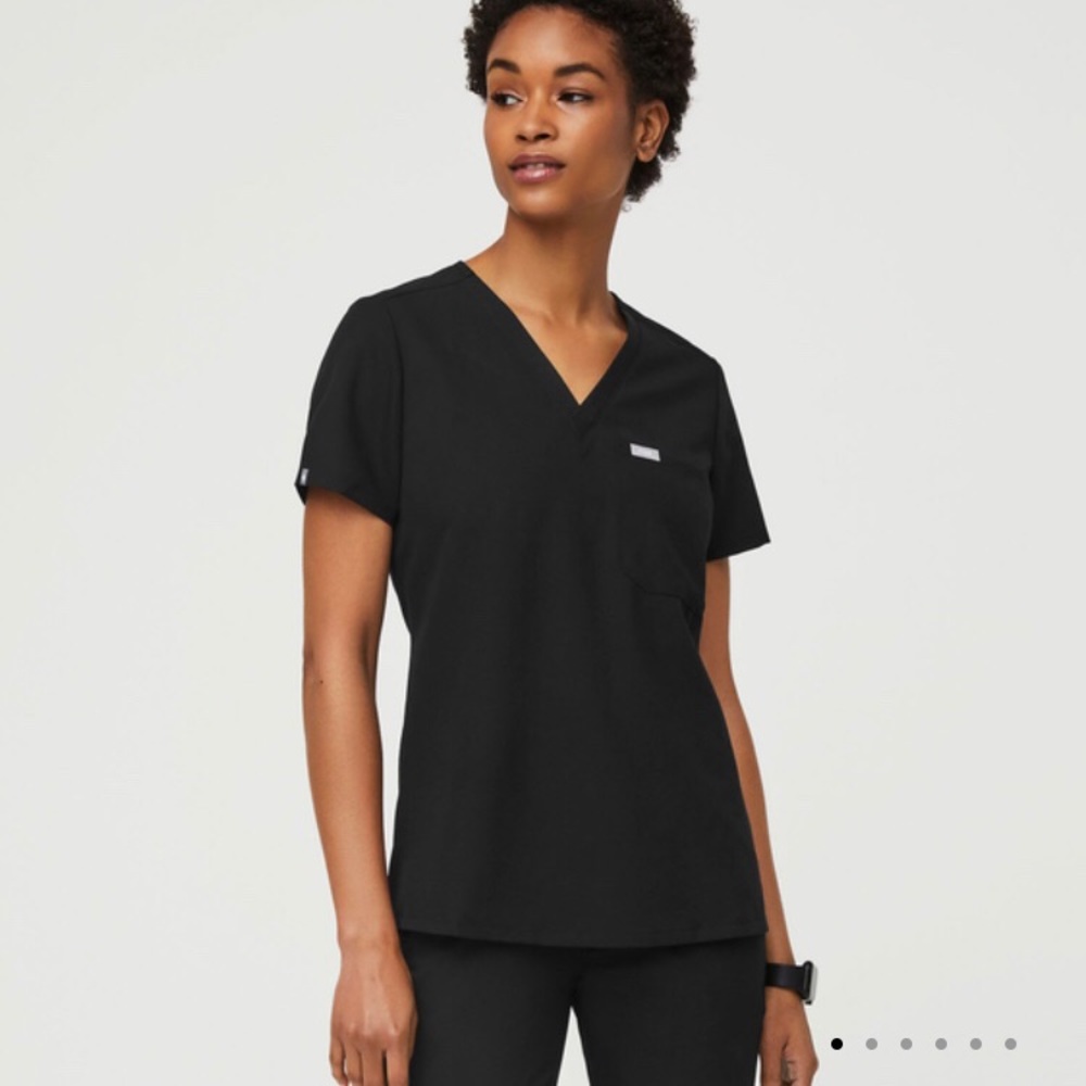 Figs Scrub Set, Black, XS
